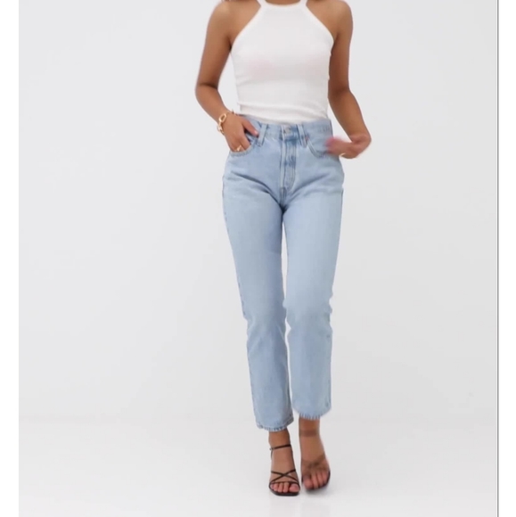 NEW Levi's 501 Original High Rise Cropped Jeans - Picture 4 of 10